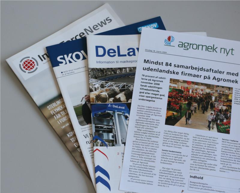 Vi kan også stå for produktionen af dit nyhedsbrev.